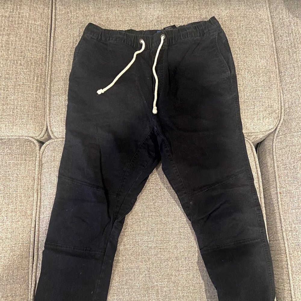 Black Khaki Joggers